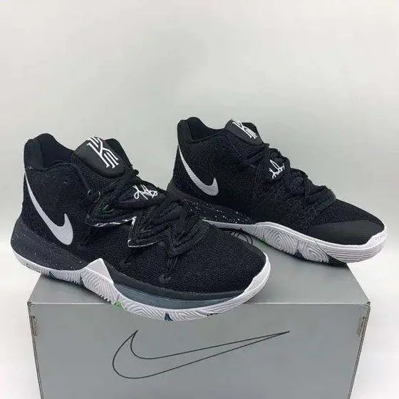 Nike Kyrie 5 Black White Basketball Shoes