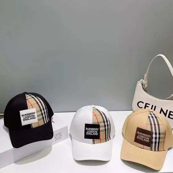 Burberry Patchwork Check Baseball Cap