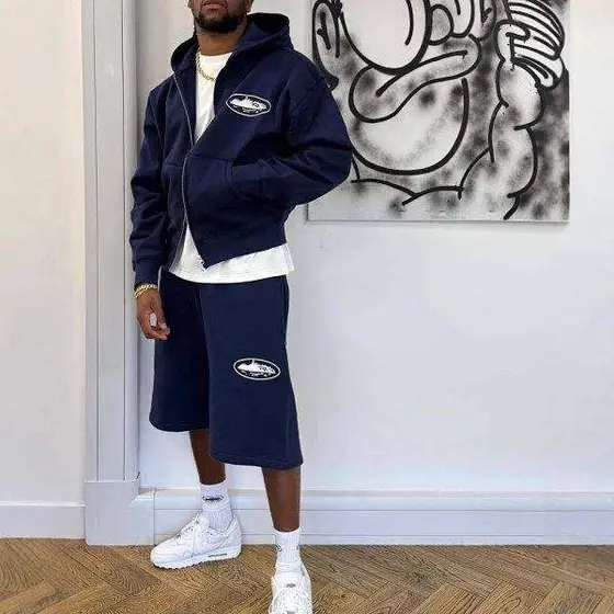 Corteiz Hoodie short Alcatraz Set