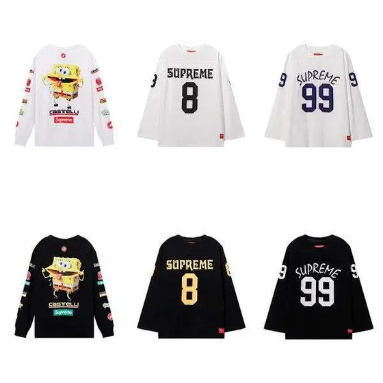 Supreme Spring Summer 2025 SpongeBob Racing Graphic Long Sleeve T-Shirt
