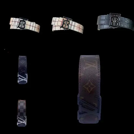 LV & Burberry Style Belts