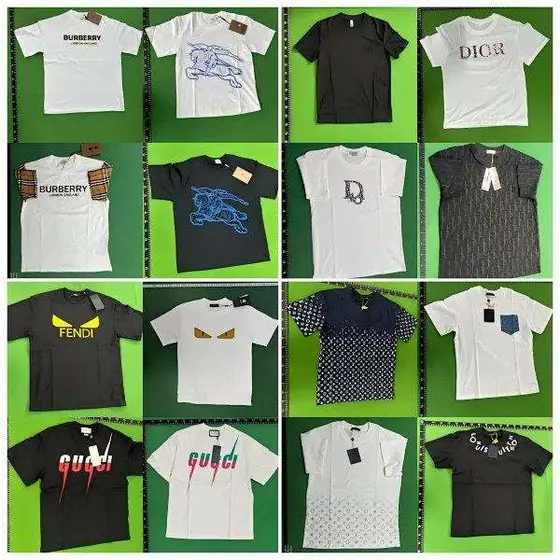 Burberry Dior Fendi Gucci Shirts Unisex