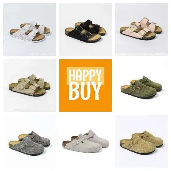 Birkenstock Boston Suede Leather Slip On Mules Casual Shoes