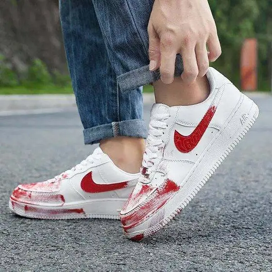 Nike Air Force One Crime Scene Board Shoes Men's Classic Wheat-colored Low-top S