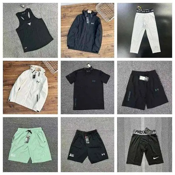 Nike Short Under Armour Track Jacket Hooded  Pants T‑Shirt